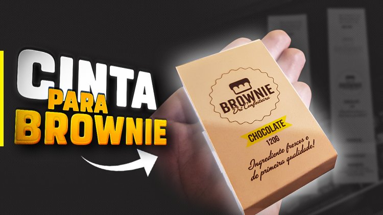 Cinta para Brownie Personalizada GRÁTIS
