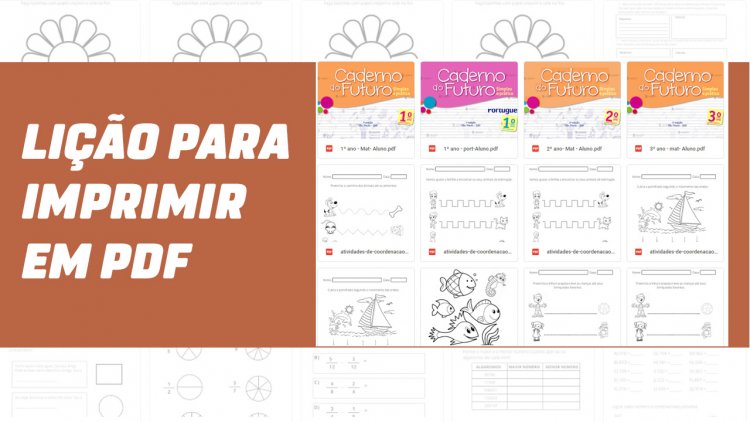 Lição para imprimir em PDF