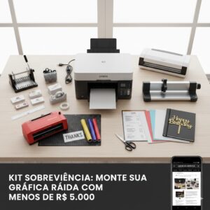 Leia mais sobre o artigo Kit Sobrevivência: Monte sua Gráfica Rápida com menos de R$ 5.000